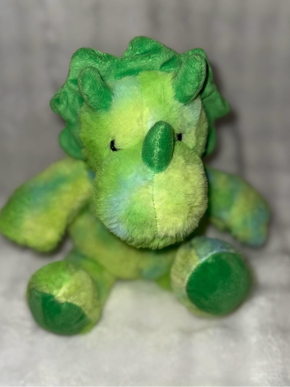 Weighted Plush Triceratops Stuffed Dino for Reptile Lovers